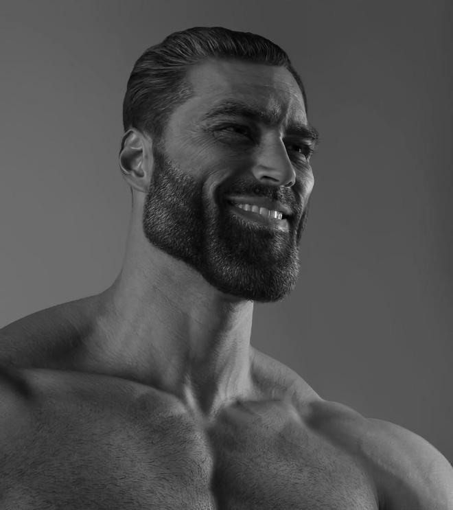 Giga Chad Meme Template