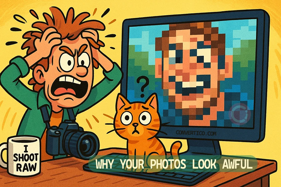 Why Your Photos Look Awful Online