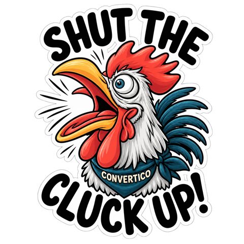 Sample HEIF image: Square 1024x1024 rooster sticker