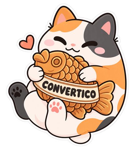 Sample PNG image: Transparent calico cat taiyaki