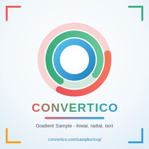 Sample SVG image: Gradient logo