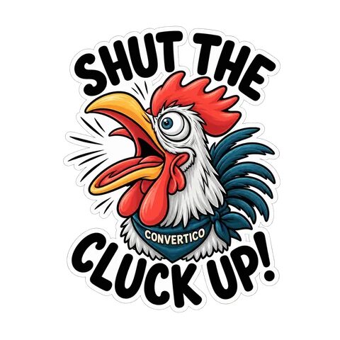Sample WEBP image: Animated transparent rooster