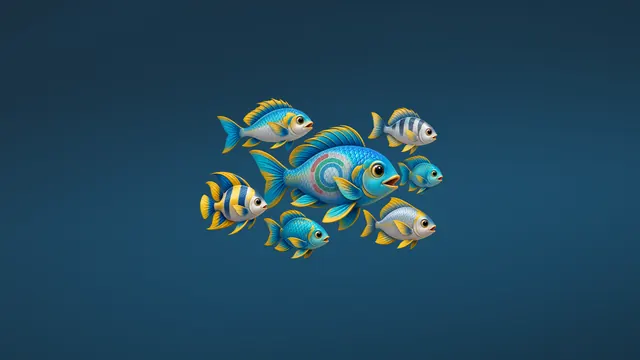 Tropical Reef Fish School 4K wallpaper - Tropical, Animals, Ocean